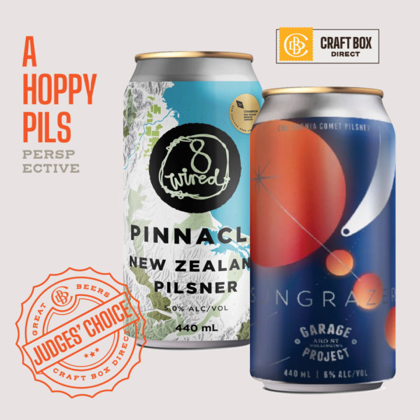 Garage Project Sungrazer Hoppy WC Pilsner | 8 Wired Pinnacle NZ Pilsner