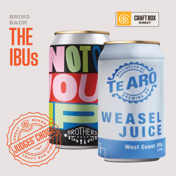 Te Aro Brewing Weasel Juice West Coast IPA | Brothers Beer Notorious IPA