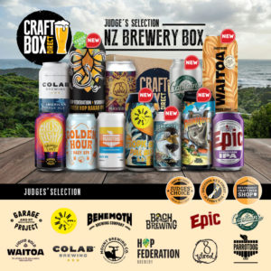Craft Beer Gift Box - Behemoth - Bach -Sunshine Brewing - Hop Federation - Southpaw - Brothers - Good George - Volstead - Sprig & Fern - Mount Brewing - Colab - Waitoa - Epic Beer - Garage Project - Parrot Dog - Pacific Coast Beverages - 8 Wired