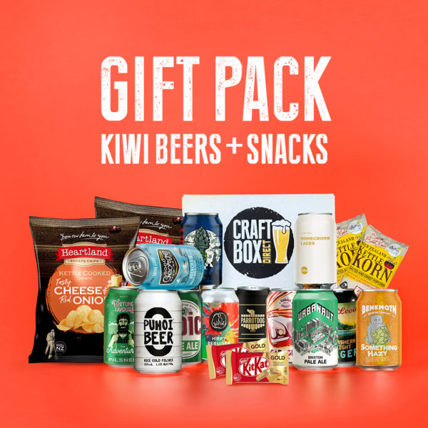 New Zealand Craft Beer Gift Box | Beers + Snacks