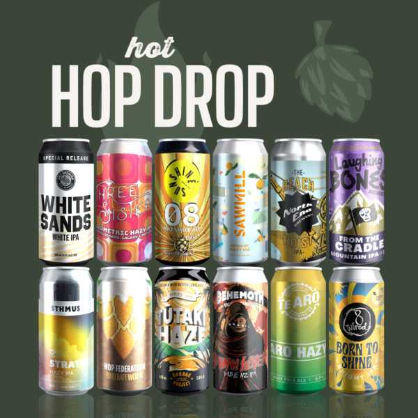 Hot Hop Drop | 12 Hoppy Beers, Hazies, IPAs, New Launches & Seasonals | All 440ml